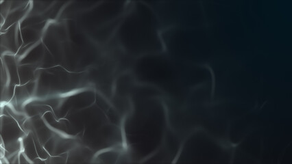 Beautiful blue water surface. Abstract background 3d render with animation waving of waterline. 