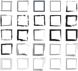 illustration of reactangle outline designs