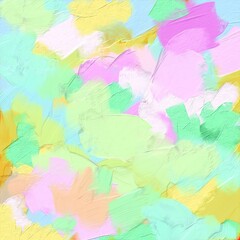 Abstract color and texture of oil color background, digital hand-painting.