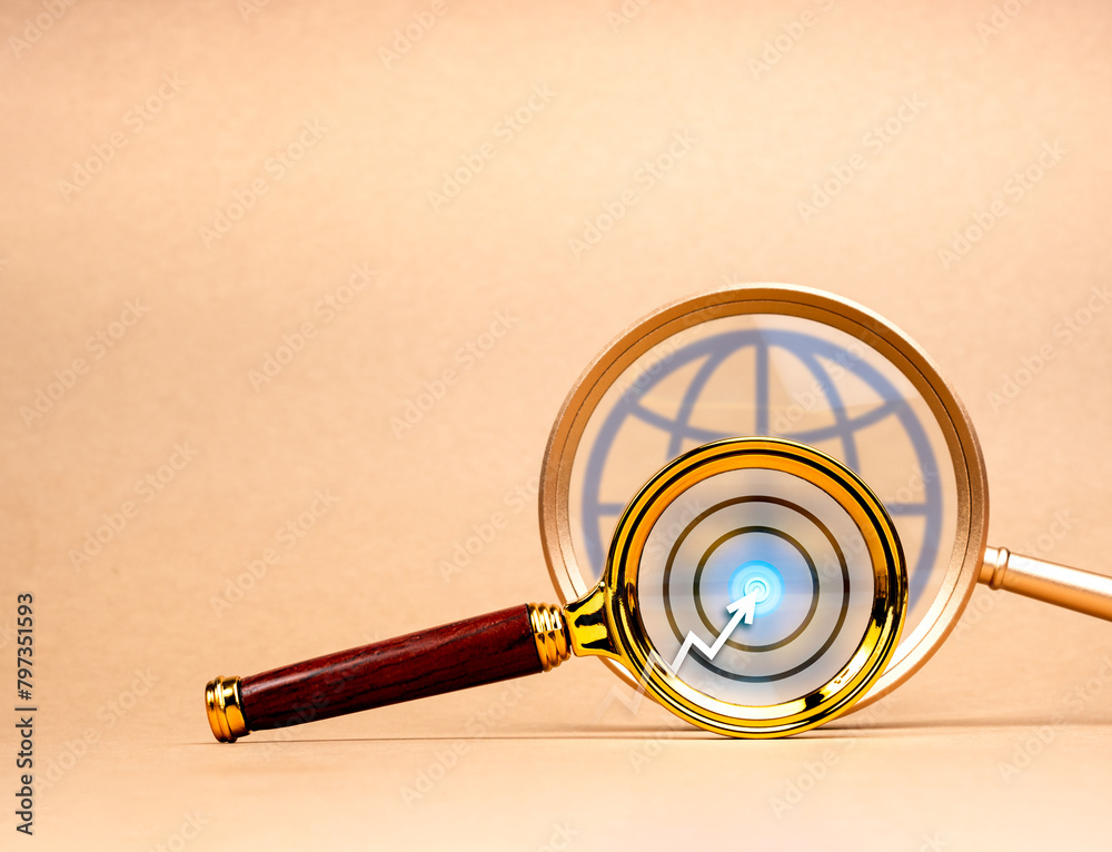 Poster internet online data searching, worldwide information search engine on browser networking concept. a