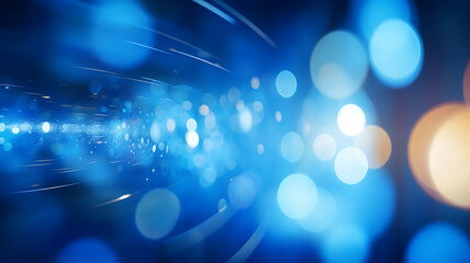 abstract background blue bokeh defocused lights, abstract background
