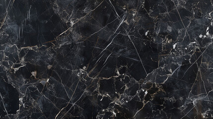 A high-resolution image of a midnight black marble background with subtle gray and white veins, giving a sophisticated and luxurious look to the texture.