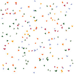 Background with colorful glitter, confetti. Triangle. Fiesta patterns. Bright festive, festival pattern for party invites, wedding, cards, phone Wallpapers. Vector illustrations