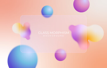 BACKGROUND 72 GLASS MORPHISM EFFECT