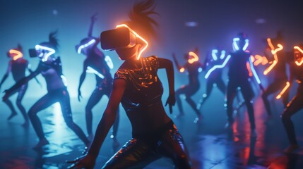 Craft a 3D realm where technology and dance intertwine seamlessly! Using CG 3D rendering, blend futuristic elements with various dance forms, captured from offbeat camera angles for a fresh perspectiv