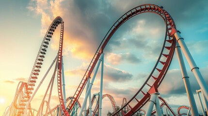 Roller coasters roared to life, their twists and turns providing an adrenaline rush like no other.