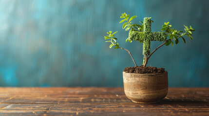 spring flowers in a vase
