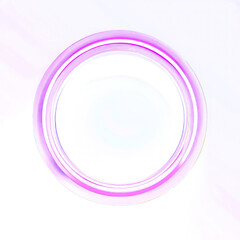 Circular special effect to express speed, circle light  of effect isolate on transparent png.