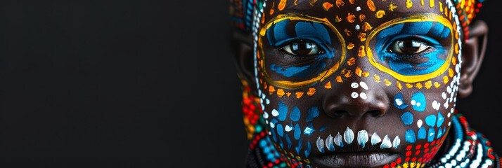 Naklejka premium African Women background concept. with copy space. Africa day