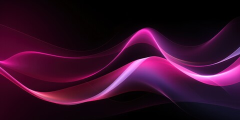 a purple and pink waves