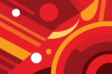 Abstract background in red colors vector design