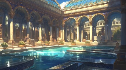 古代ローマ、公衆浴場9