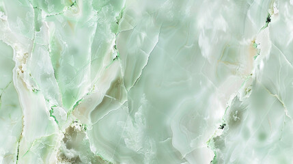 Pale mint green marble texture, with soft white and green veins, perfect for a light and airy background