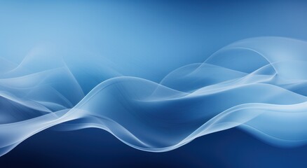 a blue background with white waves