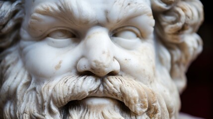 Fototapeta premium a close up of a statue