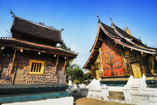 Wat xiang thong,temples in luang prabang, Laos	