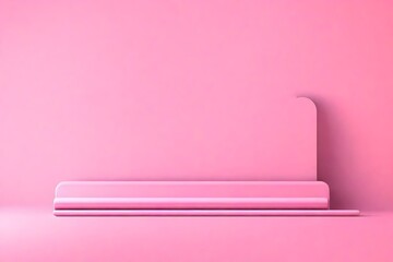 minimal blank search bar on pink background. web search concept. 3d rendering