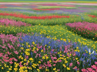 field of flowers