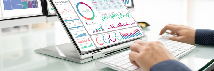 Kanban Project Management Software On Laptop