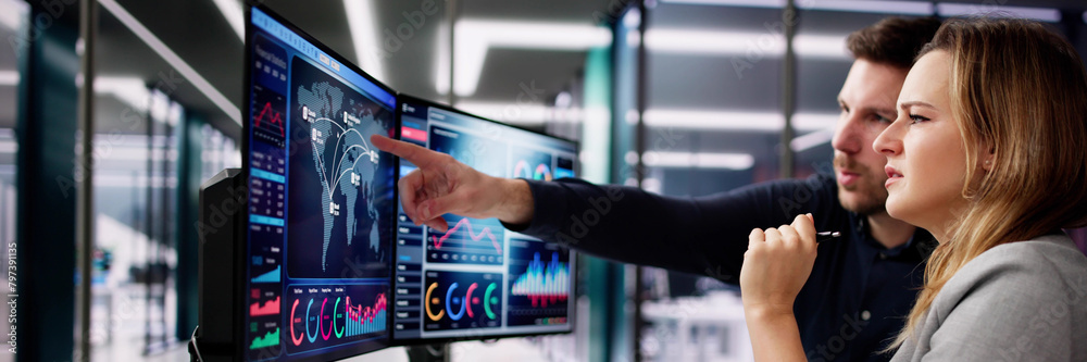 Aufkleber Data Analyst Using Data Analytics KPI