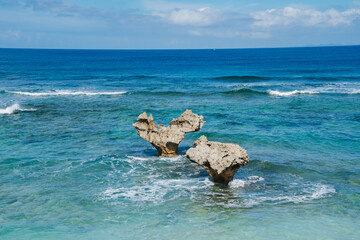古宇利島にあるハートロック