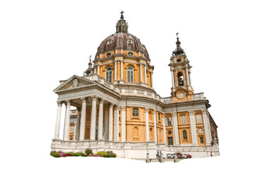 The Basilica of Superga (Italian: Basilica di Superga) is a church near Turin, transparent...
