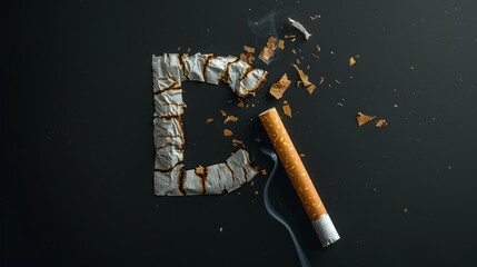 world no tobacco day background concept. copy space 