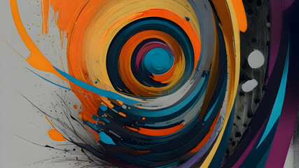 abstract background with circles