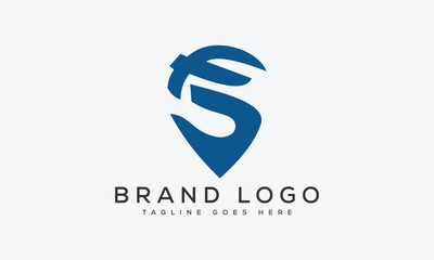 letter FS logo design vector template design for brand