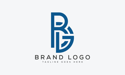 letter BG logo design vector template design for brand