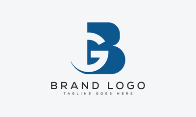 letter BG logo design vector template design for brand