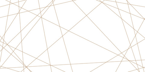 Horizontal template with chaotic brown lines. Random chaotic lines like abstract geometric pattern or texture. Modern background art-like illustration. Simple vector illustration.