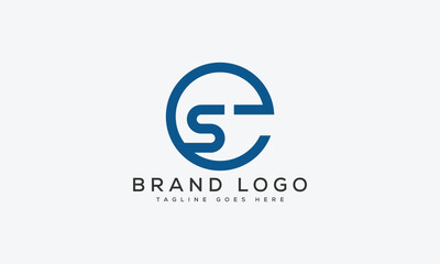 letter ES logo design vector template design for brand