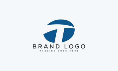 letter T logo design vector template design for brand