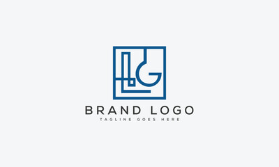 letter LG logo design vector template design for brand