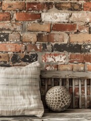 Realistic Rustic Brick Wall Texture WallpaperAuthentic Aesthetic
