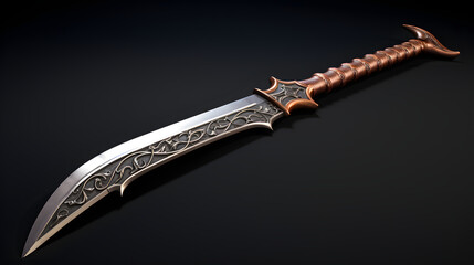 Zweihander game icon 3d