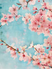 Japanese Cherry Blossom Wallpaper Soft Pink Serene Floral Nature Background