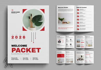 Welcome Packet Brochure Template