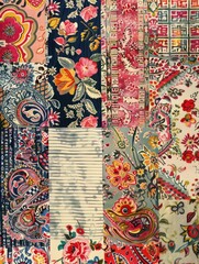 Bohemian Patchwork Patterns Wallpaper - Colorful Home Decor Inspiration