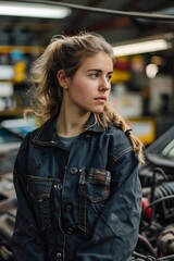 Fototapeta premium woman mechanic