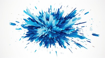 abstract blue explosion concept background