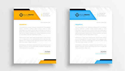 collection of two business newsletter layout a company stationery
