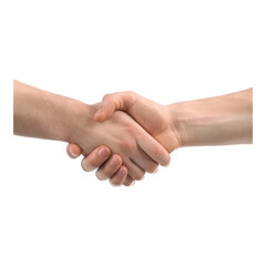 Handshake isolated on transparent background