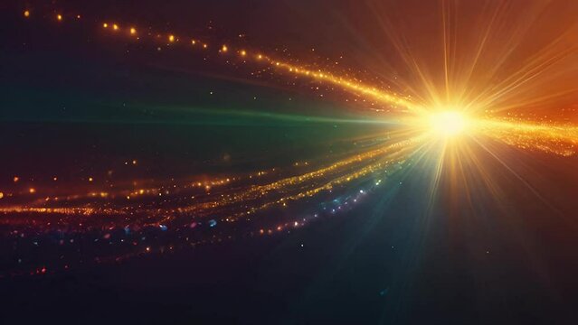 Boken flair. Rainbow colors. Light leaks effect background animation.