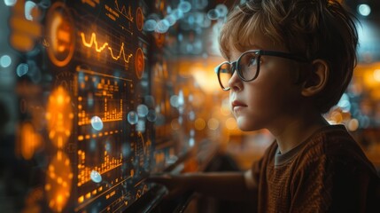 Obraz premium Children and the Development of Intelligence and Creativity.