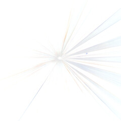 Rays of light of effect isolate on transparent png.