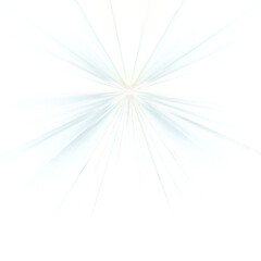 Rays of light of effect isolate on transparent png.