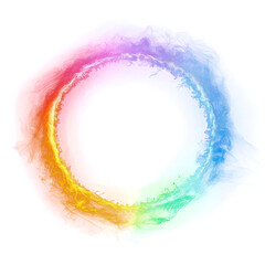 Circular special,  Circle light of effect isolate on transparent png.