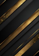 A line bevel design graces the dark background, presenting an assortment of gold-colored vector stripes